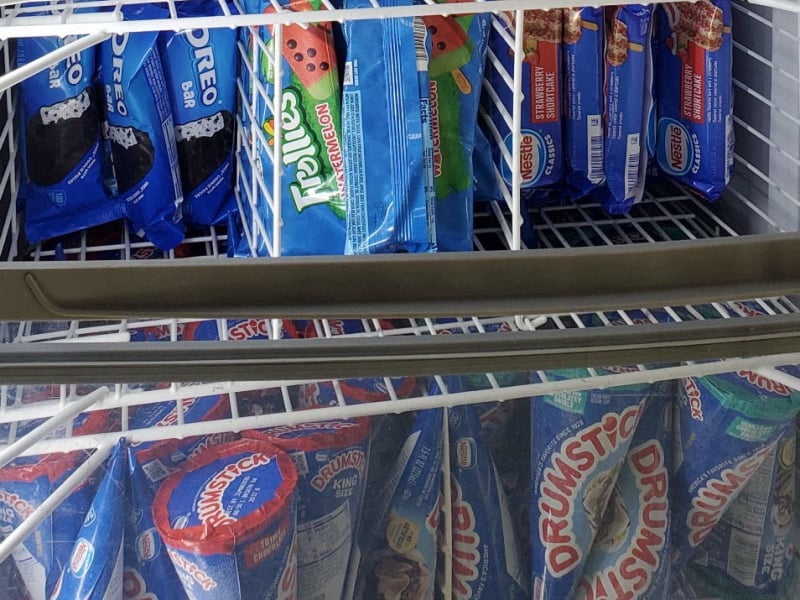 ice cream, popsicles